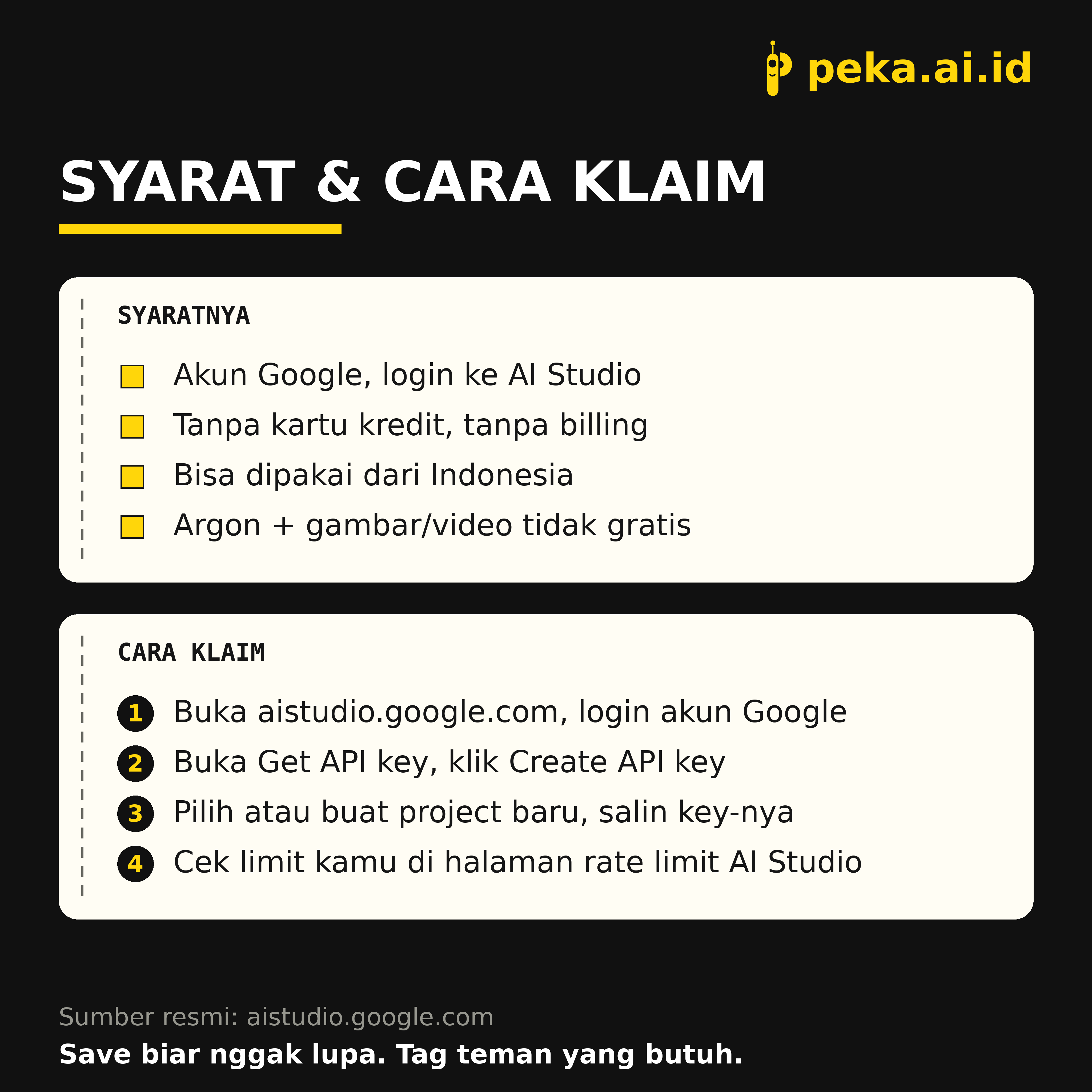 Gemini API Gratis via AI Studio, Tanpa Kartu Kredit