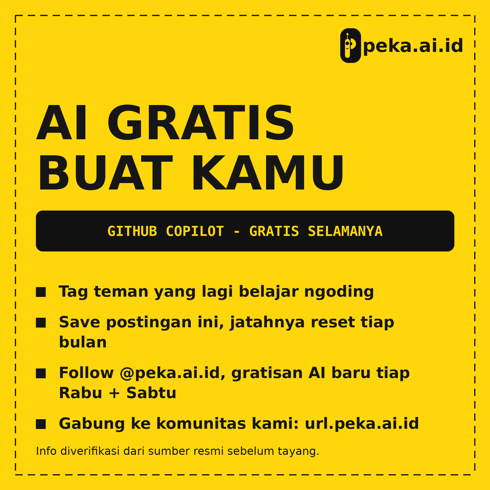 GitHub Copilot Gratis Selamanya buat Semua Akun