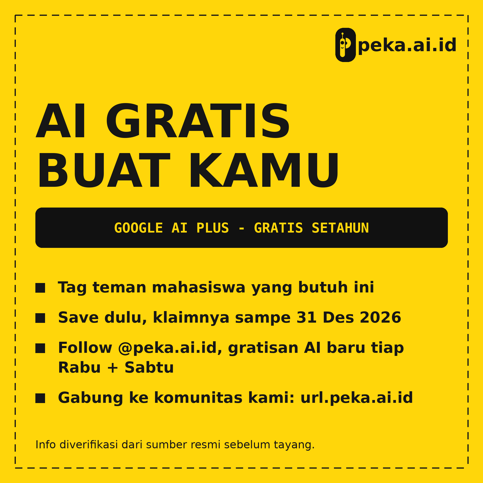 Google AI Plus Gratis Setahun buat Mahasiswa