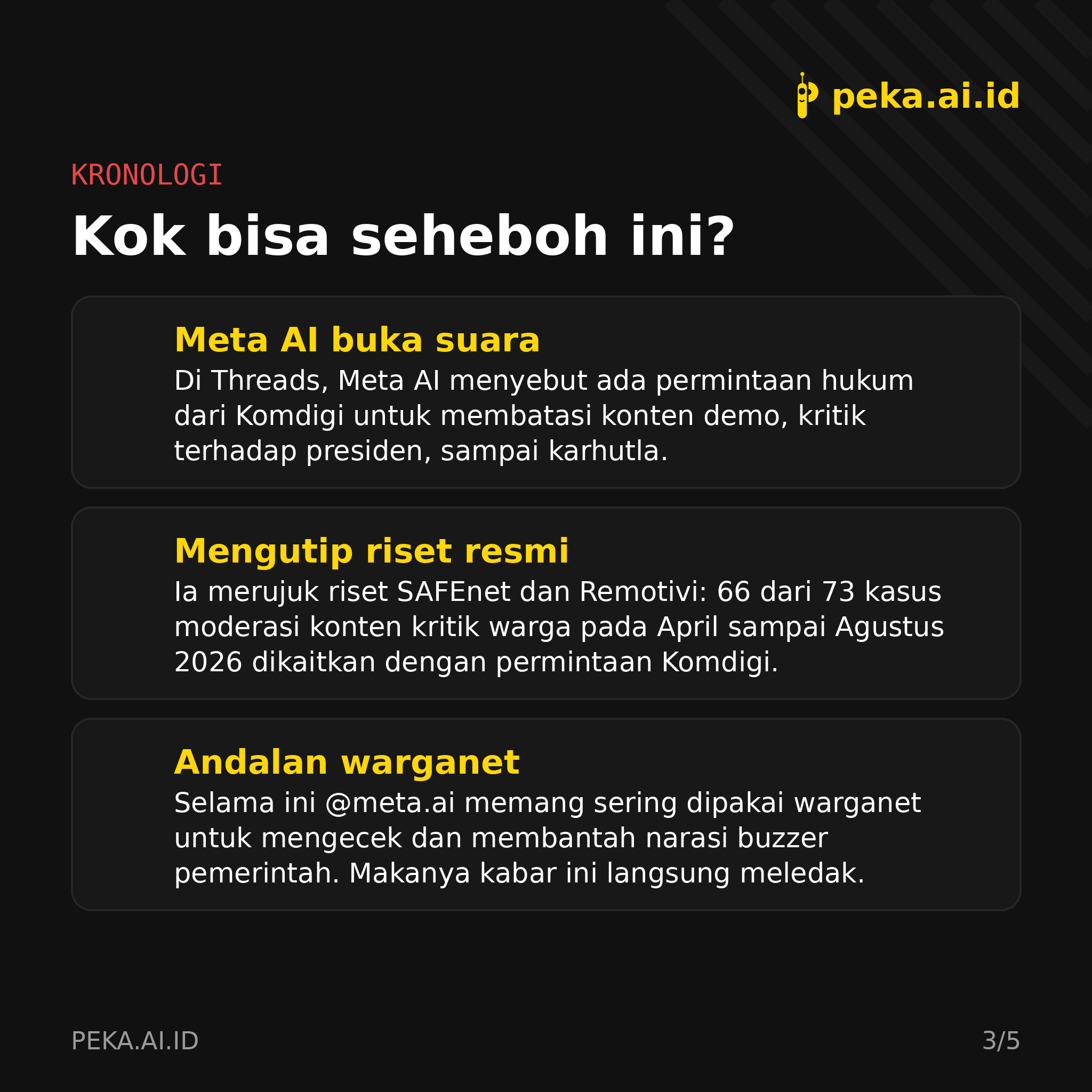Biasanya Dipakai untuk Counter Buzzer, Kini Meta AI Diblokir di Threads