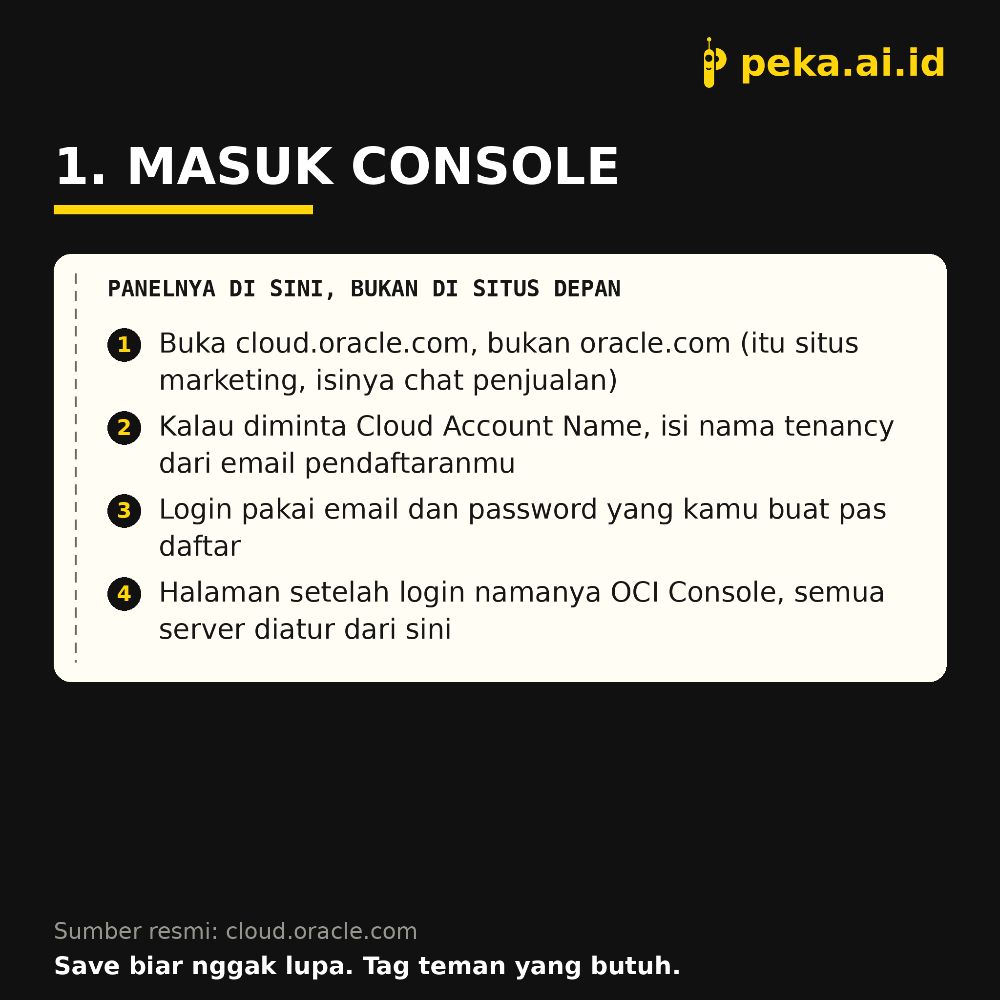 Cara Deploy Pertama di Oracle Cloud Always Free: Dari Console Sampai Aplikasi Online