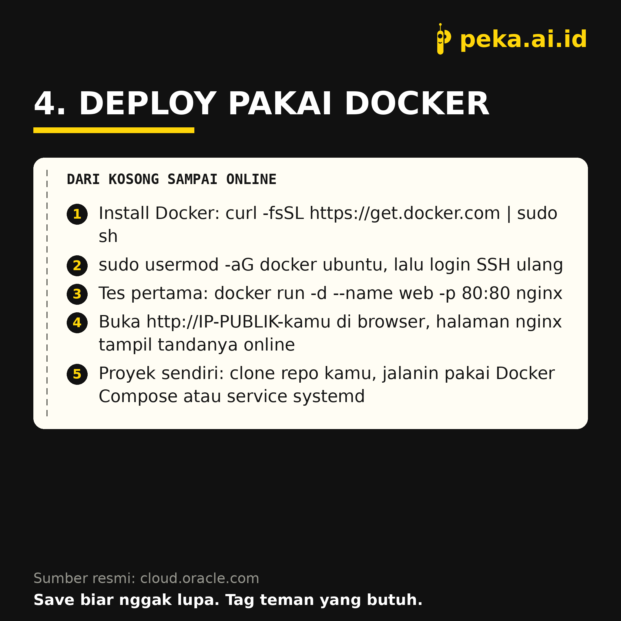 Cara Deploy Pertama di Oracle Cloud Always Free: Dari Console Sampai Aplikasi Online