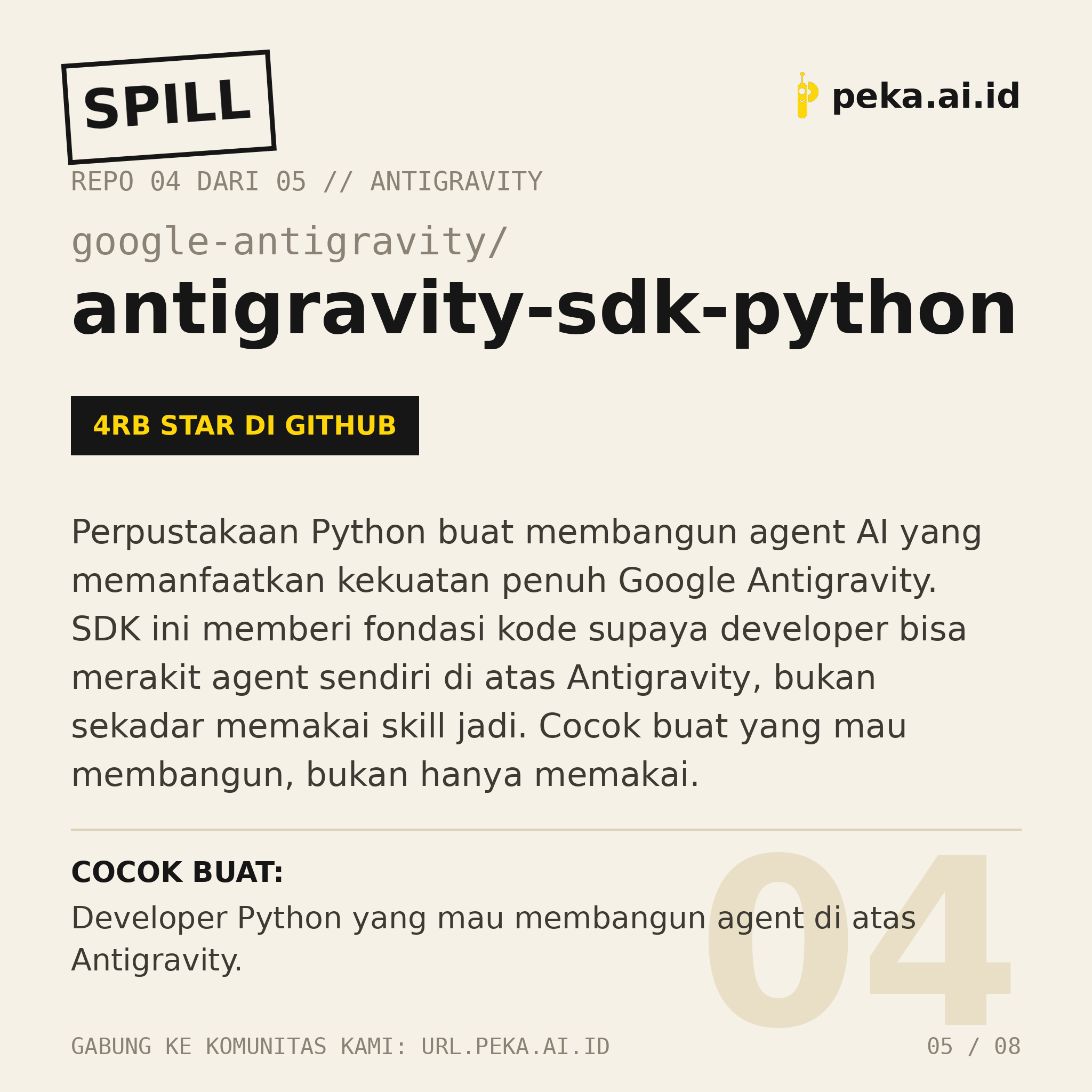Spill Repo Skill ANTIGRAVITY Edisi #05: Lima repo buat bikin agent Antigravity makin tajam