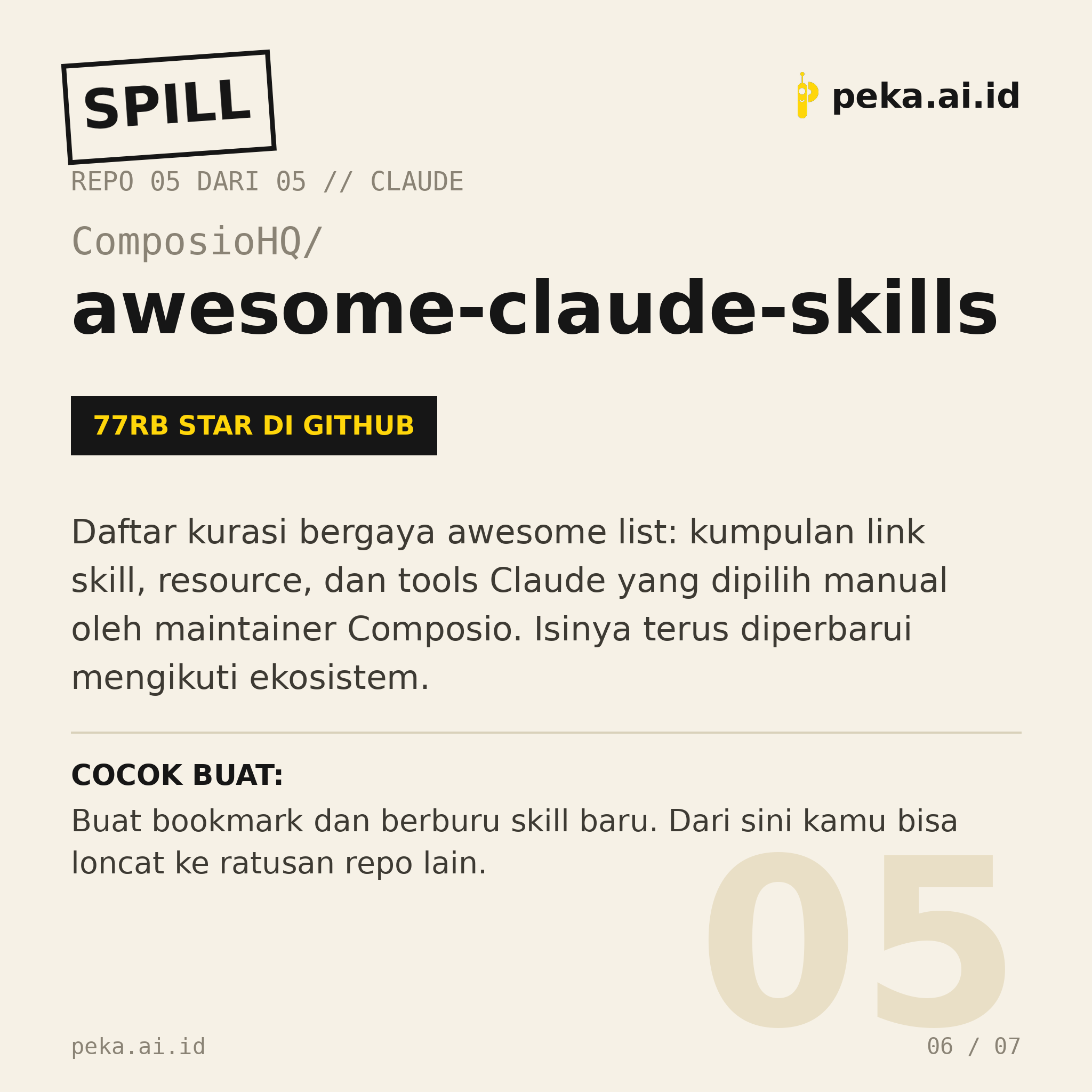 Spill Repo Skill Claude Edisi #01: 5 Repo Skill Siap Pakai yang Lagi Ramai