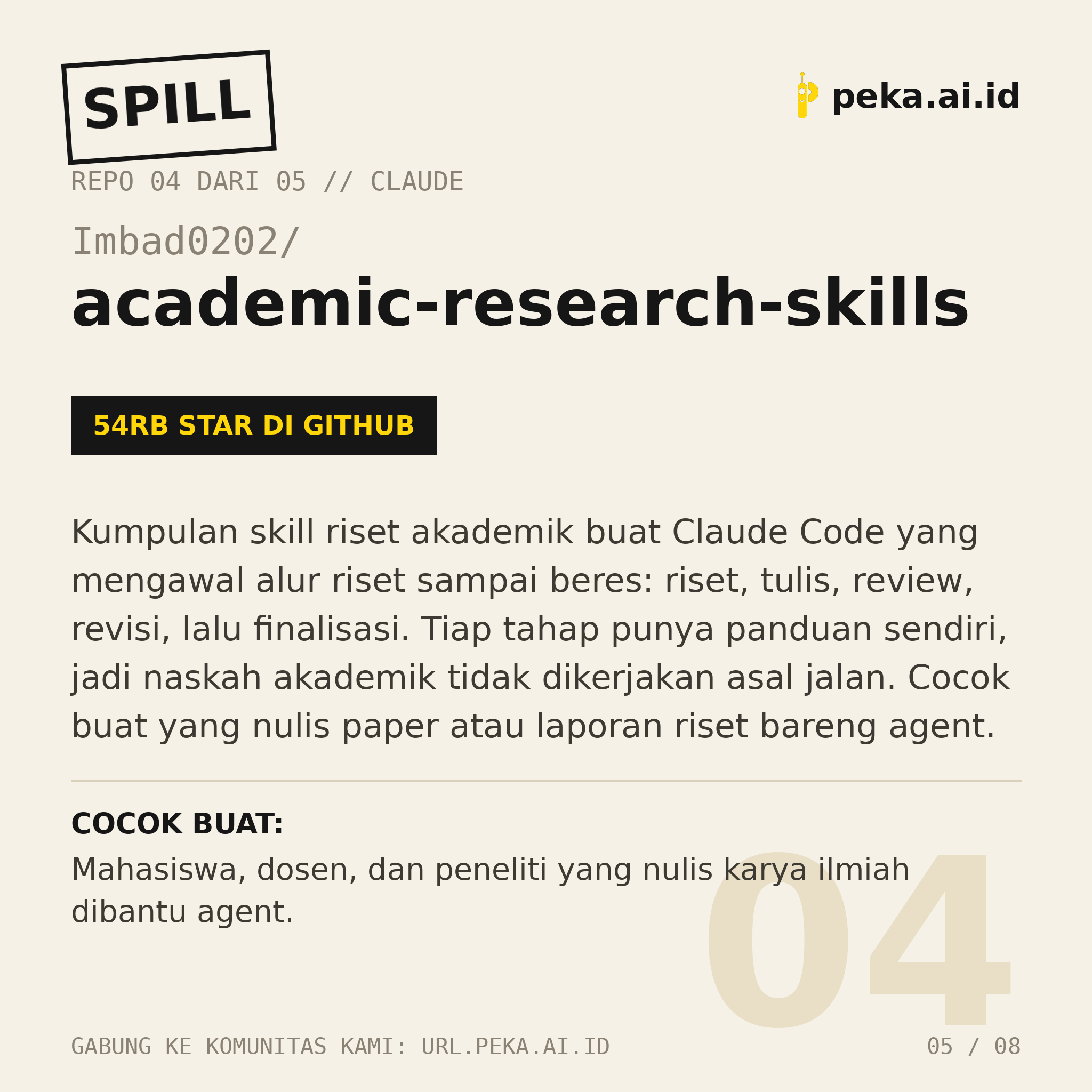 Spill Repo Skill CLAUDE Edisi #06: Lima repo buat bikin agent Claude makin tajam