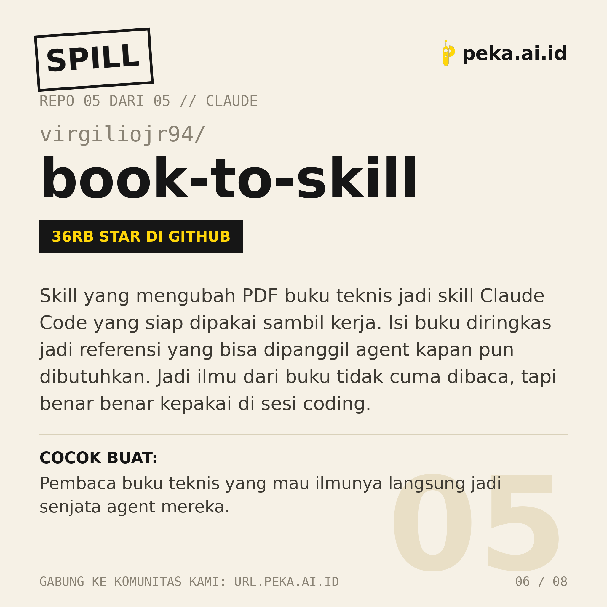 Spill Repo Skill CLAUDE Edisi #06: Lima repo buat bikin agent Claude makin tajam