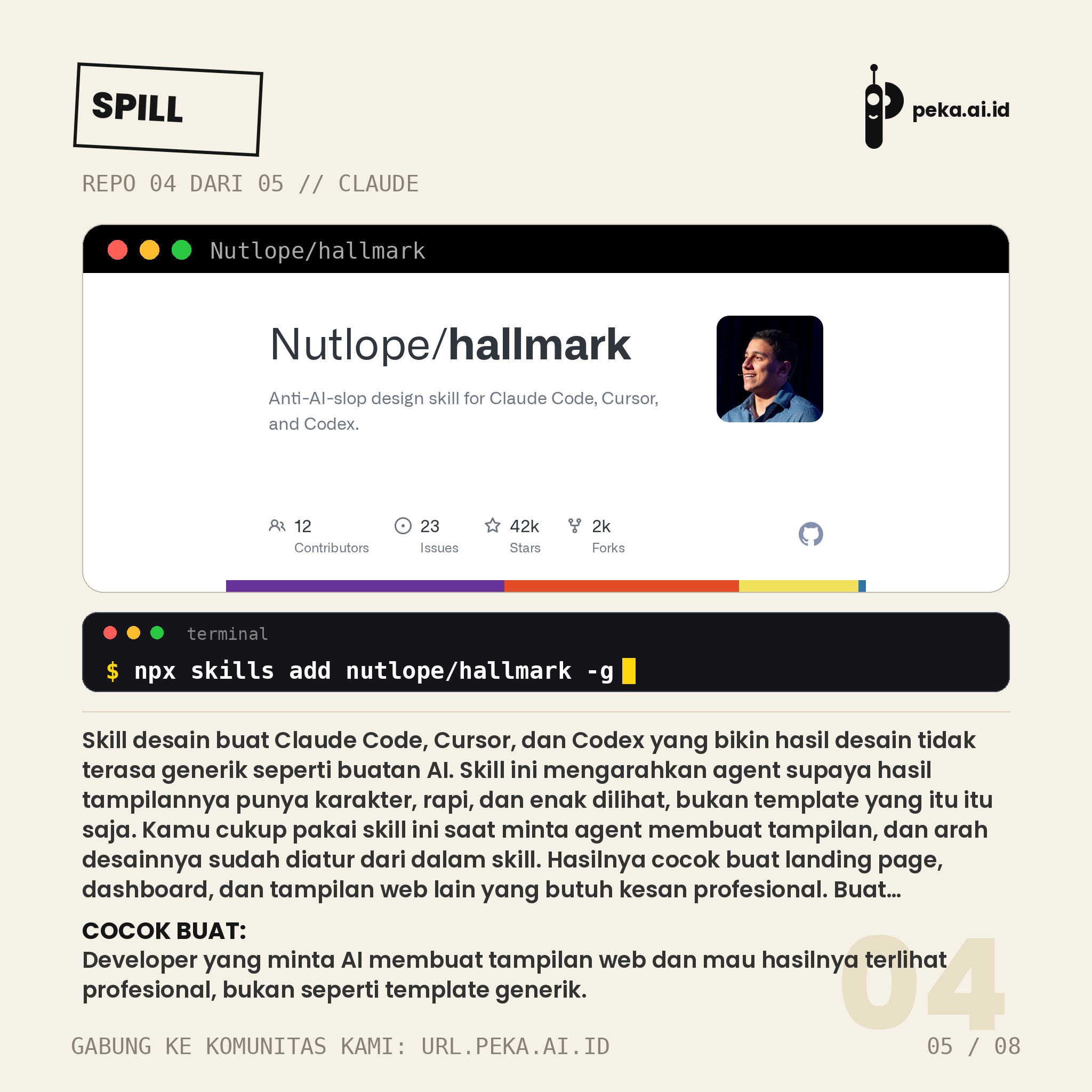 Spill Repo Skill Claude Edisi #10: Lima Skill Siap Pakai dari Kurasi Komunitas sampai Studio Game