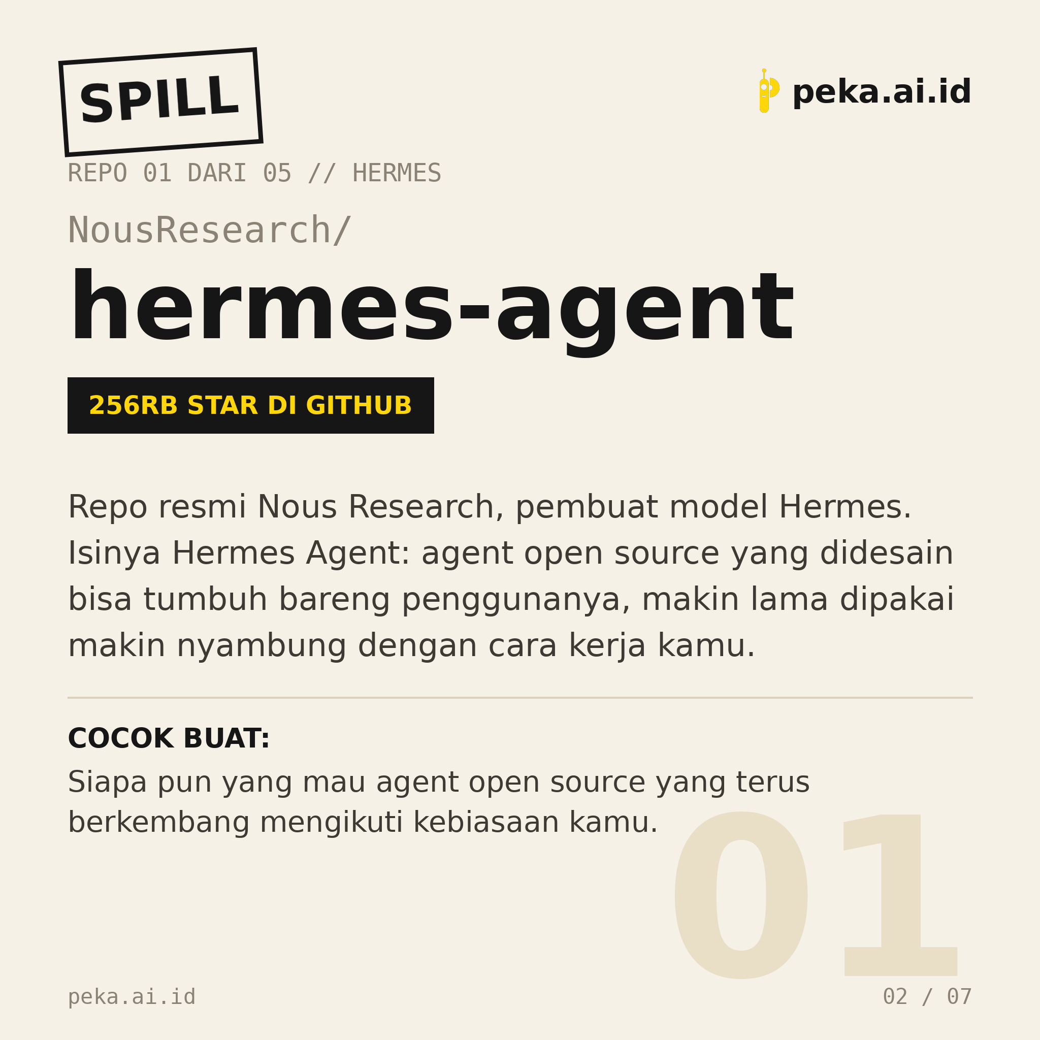 Spill Repo Skill Hermes Edisi #02: Lima repo GitHub buat bikin Hermes Agent makin pintar