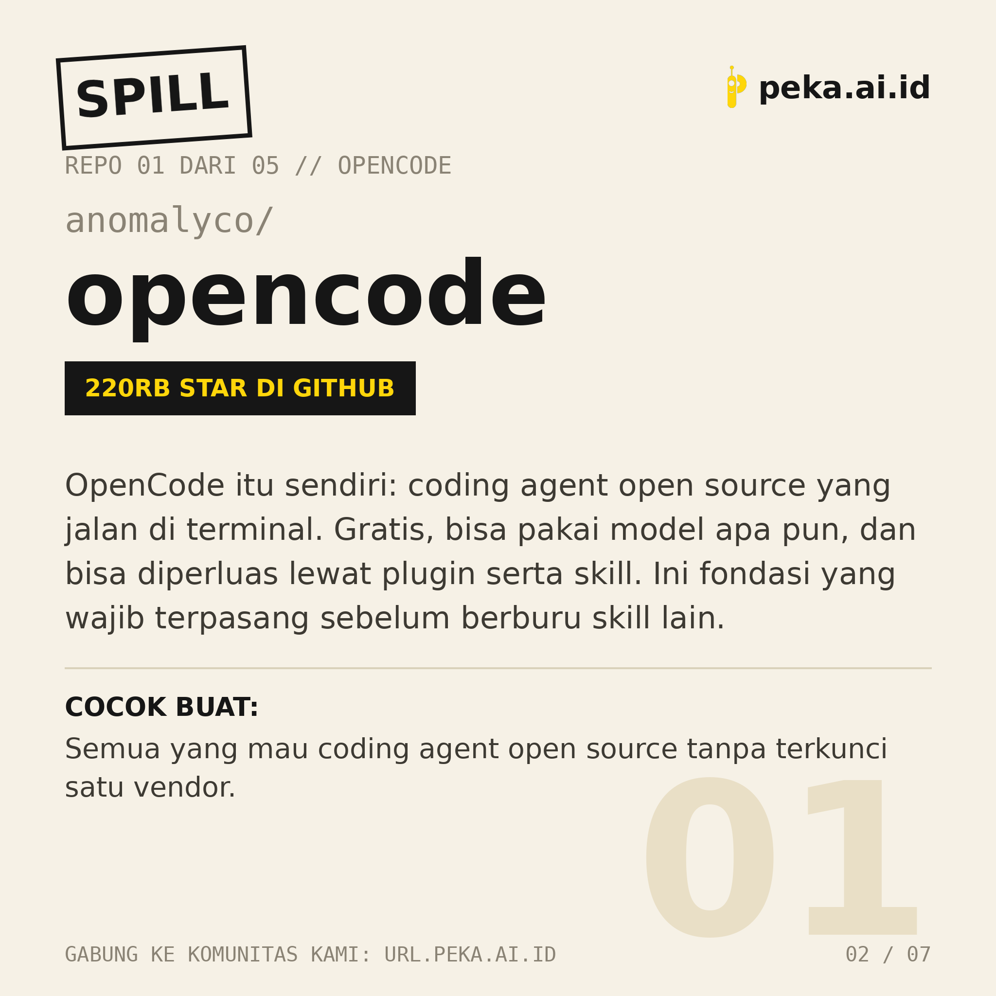 Spill Repo Skill OPENCODE Edisi #04: Lima repo GitHub buat bikin OpenCode makin tajam