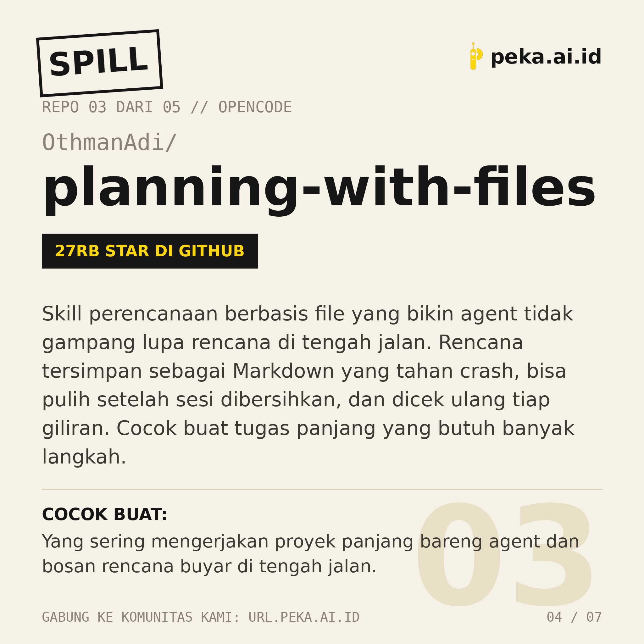 Spill Repo Skill OPENCODE Edisi #04: Lima repo GitHub buat bikin OpenCode makin tajam